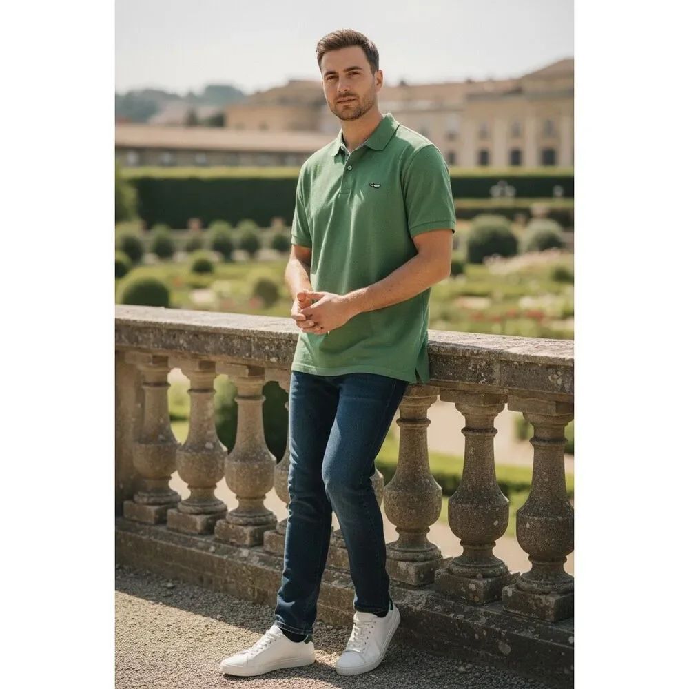 ✨Billabong + Andy Davis Pelly Polo Green Sz XL Shirt✨